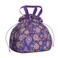 thumbnail image 1 of Paisley Pattern Drawstring Lunch Bag Women - Drawstring Lunch Bag Insulated for Work Office - Stain-Resistant Large Lunchbags for Women with Multi-Pockets, 1 of 6