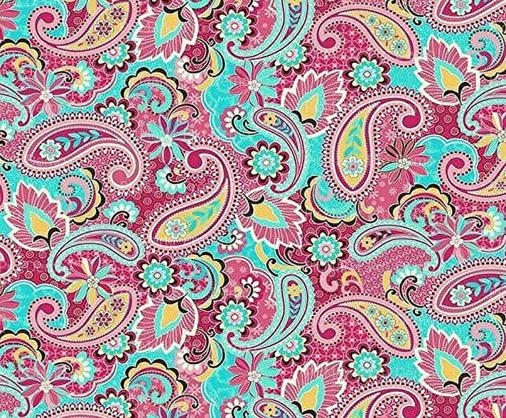 Paisley Pattern Edible Cake or Cupcake Topper FOR 1/4 sheet cake