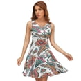 thumbnail image 1 of Paisley Pattern Flower Retro Dress Fashion Beach Long Dresses Female Party Printed Sundress, 1 of 7