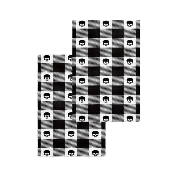 Paisley Pattern Skull Absorbent Rag Kitchen Cleaning Cloth Dish Towels Waffle Microfiber Wipe Duster