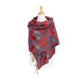 thumbnail image 1 of Paisley Pattern Tow Layered Woven Pashmina Shawl Scarf Wrap Stole, 1 of 4