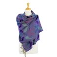 thumbnail image 1 of Paisley Pattern Tow Layered Woven Pashmina Shawl Scarf Wrap Stole, 1 of 4