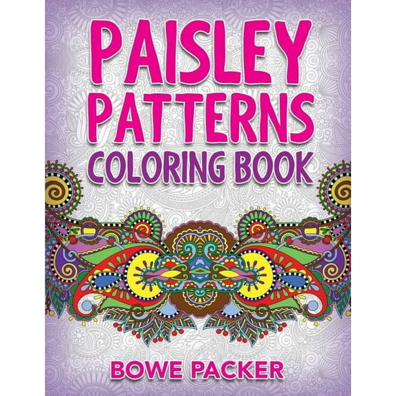 Paisley Patterns Coloring Book (Paperback)