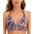 thumbnail image 1 of Paisley Poolside Charm Halter Top Multi S, 1 of 3