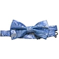 thumbnail image 1 of Paisley Pre-Tied Bow-Tie - Cornflower, 1 of 1