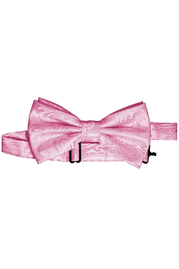 Paisley Pre-Tied Bow-Tie - Rose