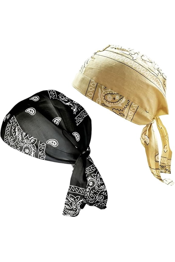 Paisley Print Doo Rag Cooling Skull Cap, Sweat Wicking Elastic Helmet Liner Bandana Head Wrap for Men Women, Motorcycle Cycling Sports Headscarf