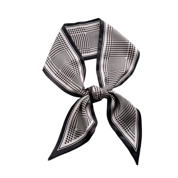 Paisley Print Long Scarf, Double Sided Printed Ribbon Wrap, Versatile Neck Hair Bag Scarf for Women