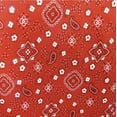 thumbnail image 1 of Paisley Print Poly Cotton Bandana Fabric by the 5, 10, 15 and 20 Yard Increment, 1 of 1