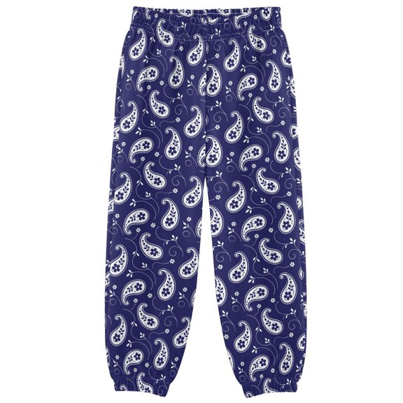 Paisley Purple Boys Pants Kids Casual Sweatpants Joggers Toddler Sports Pants 3-10 Years