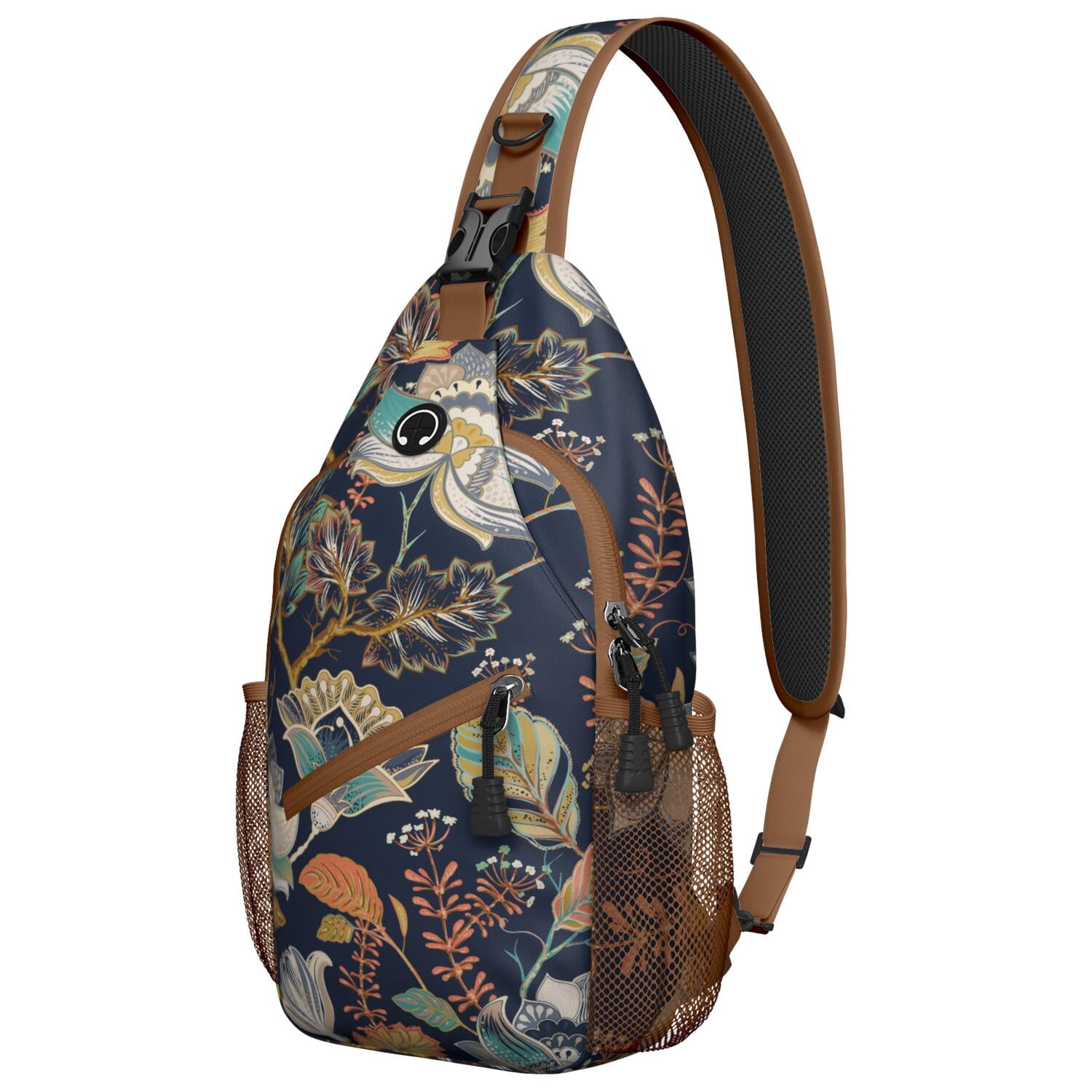 2143 Summer Floral Abstract Backpack Purse Anti-theft Casual Shoulder Bag Abstract Floral Watercolor Crossbody Bag Vintage Shoulder  main image 2
