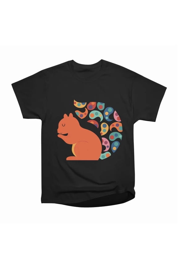 Paisley Squirrel T-Shirt Tee Gift For Him Merch For Her Apparel For Friend