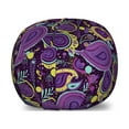 thumbnail image 1 of Paisley Storage Toy Bag Chair, Colorful Abstract Pattern in Geometric Style Plants Flowers and Dots Motifs, Stuffed Animal Organizer Washable Bag, Large Size, Multicolor, by Ambesonne, 1 of 3