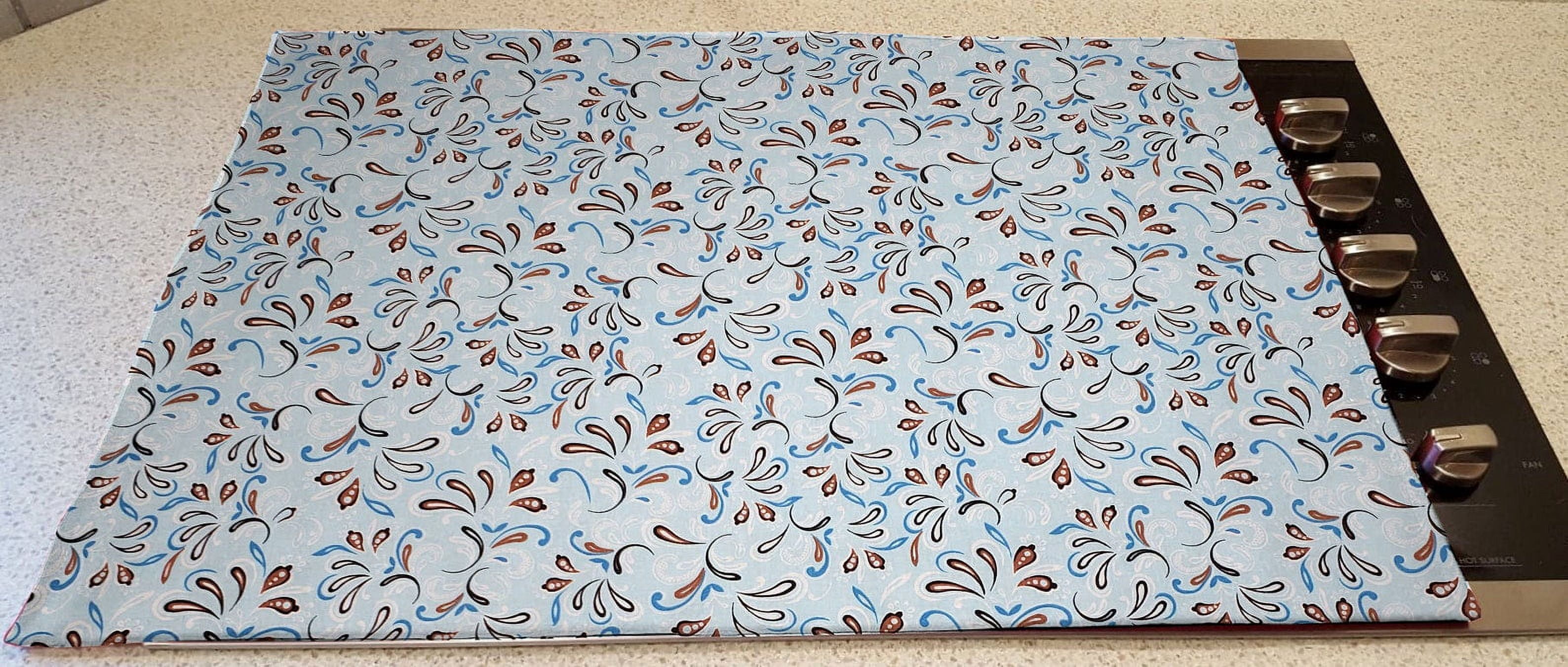 Paisley Stove Top / Cook Top Cover & Protector by Penny's Needful Things (Blue)