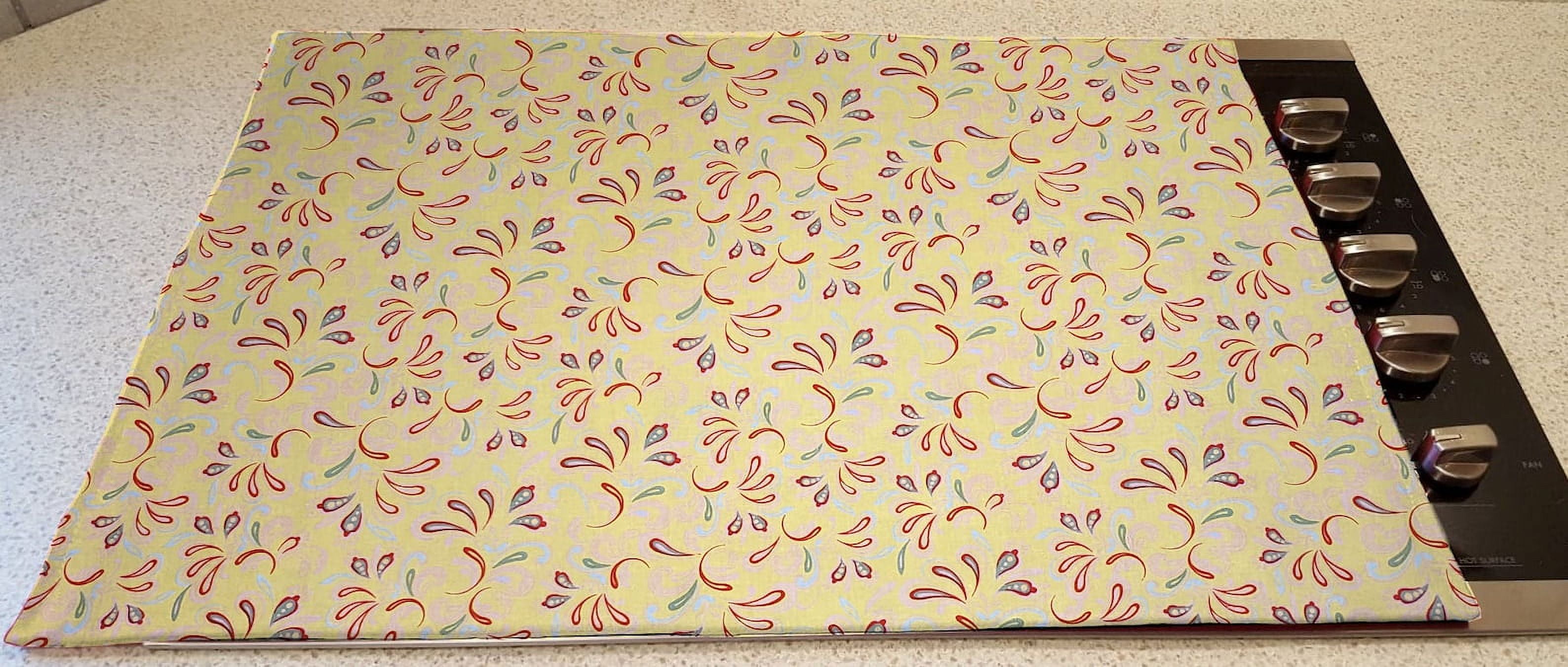 Paisley Stove Top / Cook Top Cover & Protector by Penny's Needful Things (Yellow)