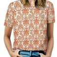 thumbnail image 1 of Paisley T Shirts Basic T-Shirt Short Sleeve Ladies Tee Shirt Summer Graphic Clothing, 1 of 5