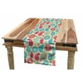 thumbnail image 1 of Paisley Table Runner, Retro Style Patterns and Flowers in Design Detailed Print, Dining Room Kitchen Rectangular Runner, 3 Sizes, by Ambesonne, 1 of 2