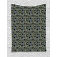 thumbnail image 1 of Paisley Tapestry, Circles Pattern with Persian Folklore Inspired Teardrop Motifs Oriental Design, Wall Hanging for Bedroom Living Room Dorm Decor, 40W X 60L Inches, Multicolor, by Ambesonne, 1 of 5