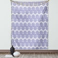 thumbnail image 1 of Paisley Tapestry, Timeless Medieval Asian Motifs Exotic Oriental Ornaments in Bohemian Style, Wall Hanging for Bedroom Living Room Dorm Decor, 60W X 80L Inches, Violet and White, by Ambesonne, 1 of 5