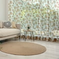 thumbnail image 1 of Paisley Tulle Curtains with Rod Pocket, Ottoman Art Vivid Flowers Romantic Bridal Image, Sheer Drape for Wedding Party 2 Panels, 7 Sizes, Avocado Green Vermilion, by Ambesonne, 1 of 3