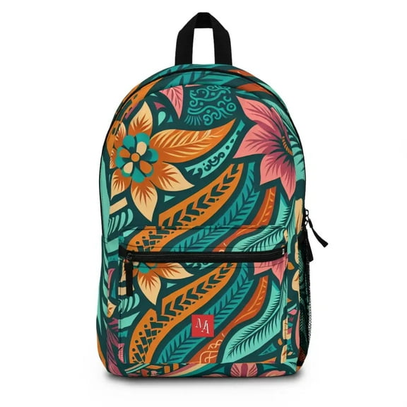 Paisley Whirls and Botanic Infusion - Backpack