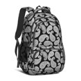 thumbnail image 1 of Paisley and Damask Black Pattern Cute School Backpack Bag with Padded Back and Adjustable Shoulder Straps 16.9 X 12.6 X 5.9 Inches, 1 of 5