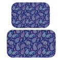 thumbnail image 1 of Paisley and Floral Blue Pattern Bath Mat Set Of 2,Non-Slip Rug for Bathroom,Kitchen,Bedroom,Entrance, 30x17 and 23.5x15.7 Inches, 1 of 5