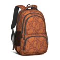 thumbnail image 1 of Paisley and Floral Red Pattern Cute School Backpack Bag with Padded Back and Adjustable Shoulder Straps 16.9 X 12.6 X 5.9 Inches, 1 of 5