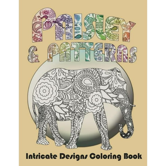 Paisley and Patterns: Intricate Designs Coloring Book Paperback 1499125062 9781499125061 Mix Books
