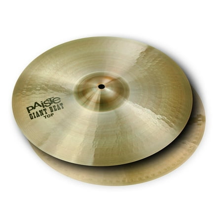 Paiste 1013715 Giant Beat Series 15 Inch Hi-Hat Cymbal Pair With Medium Sustain