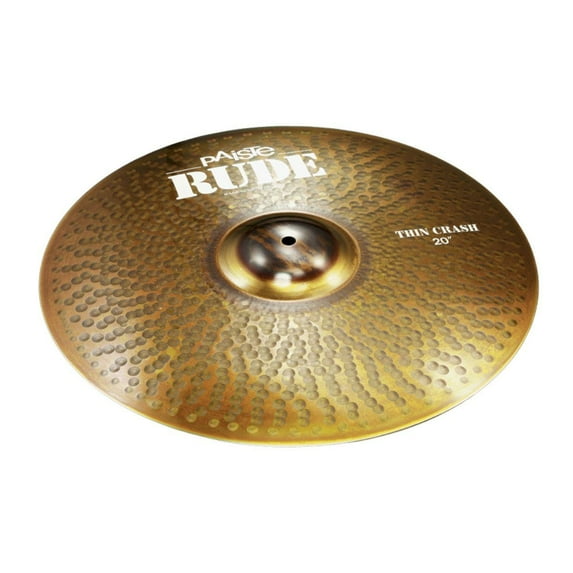Paiste 1121216 Rude Series 16" Thin Crash Cymbal With Integrated Bell Character