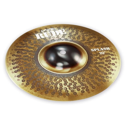 Paiste 1122210 Rude Series 10-Inch Splash Cymbal With Integrated Bell Character