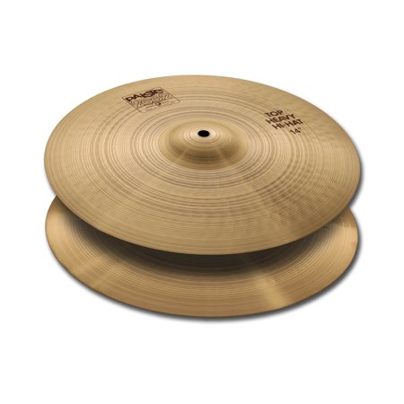 Paiste 1063414 14 Inch 2002 Heavy Hi-Hat Cymbal Pair W/ Pronounced Stick Sound
