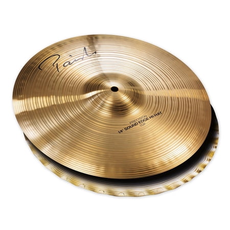 Paiste 4103114 Signature Precision Series 14" Sound Edge Hi-Hat Cymbal (Pair)