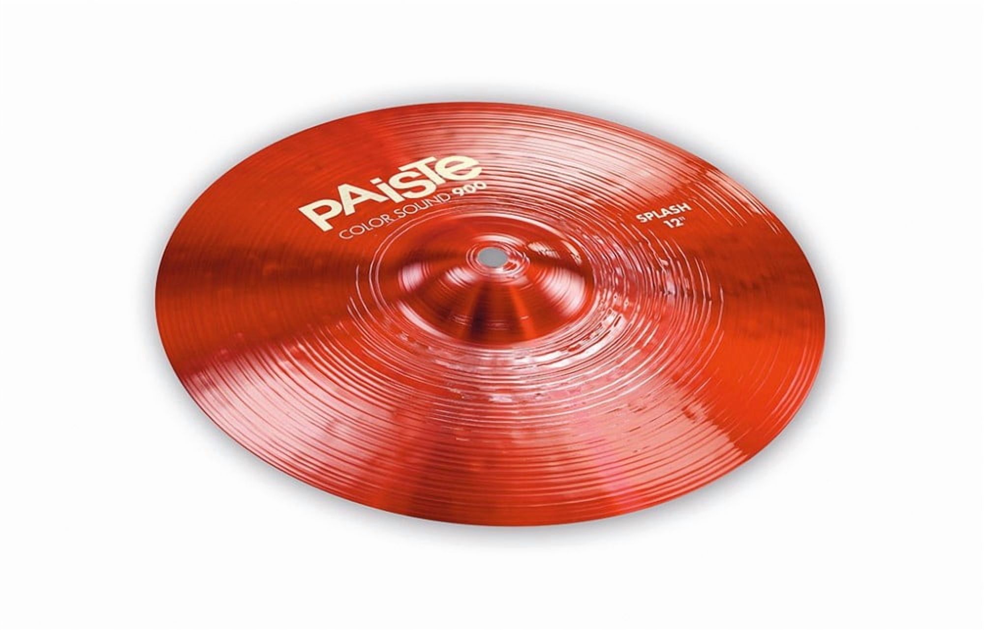 Paiste 10-Inch Color Sound 900-Series Thin Weighted Red Splash Cymbal 1922210