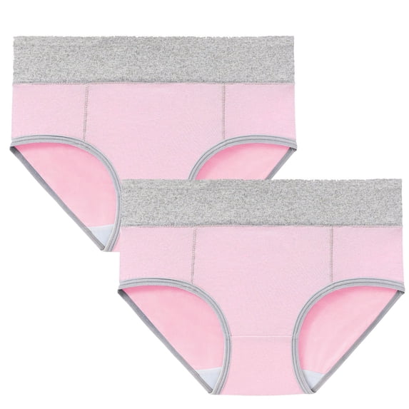 Paiwinds 2PCS Women's Seamless High Waist Briefs - Cotton Hip Lifting Underpants for a Smooth Invisible Look, Full Coverage & Tummy Control Panties
