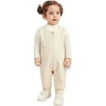thumbnail image 1 of Paiwinds Baby Overalls Soft Cotton-like Casual Romper Long Pants for Newborn Infant Boys Girls Playwear 0 to 3 Years, 1 of 5