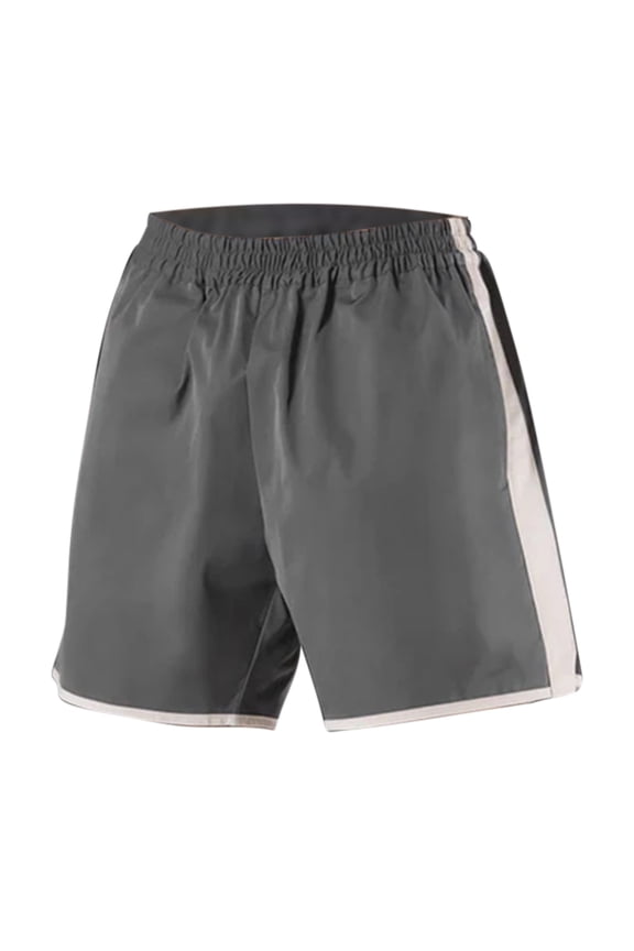 Crazy Muscle Men's Quick Dry Athletic Shorts Fitness Running Training 4-Inch Inseam Casual Gym Workout Shorts with Side Zipper Pocket Elastic Waistband Lightweight