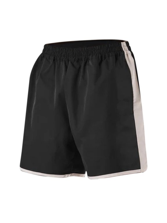 Crazy Muscle Men's Quick Dry Athletic Shorts Fitness Running Training 4-Inch Inseam Casual Gym Workout Shorts with Side Zipper Pocket Elastic Waistband Lightweight