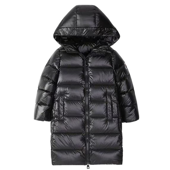 Paiwinds Kids Hooded Jacket with Full-Zip Front and Soft Fleece Lining, Adjustable Hood Long Sleeve Coat for School, Playground Fun and Daily Outdoor Adventures