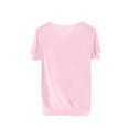 thumbnail image 1 of Paiwinds Kids Solid Color Short Sleeve T-Shirt Soft Modal Cotton Blend Breathable Round Neck Casual Top for Daily Wear, 1 of 9