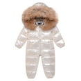 thumbnail image 1 of Paiwinds Kids Winter Snowsuit Insulated Waterproof Hooded Jumpsuit for Boys Girls Outdoor Activities Skiing Snowboarding, 1 of 4