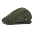 thumbnail image 1 of Paiwinds Men Women Vintage Cotton Flat Cap Ivy Newsboy Hat Adjustable Duckbill Cap Outdoor Cabbie Hat with Side Vents, 1 of 6