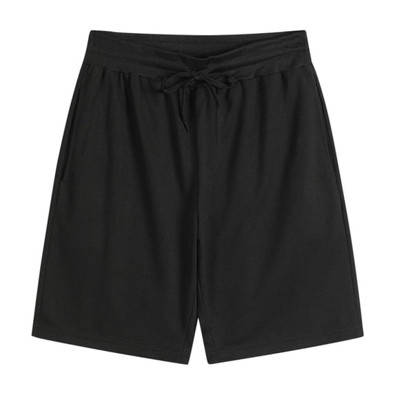 Paiwinds Men's Casual Chino Shorts with Pockets Nylon Spandex Elastic Waist Drawstring Summer Daily Pants
