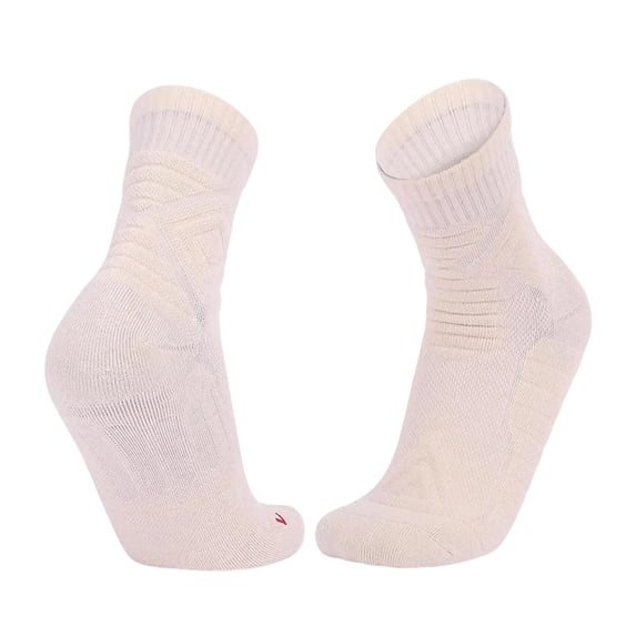 Paiwinds Men's Color Block Crew Socks Breathable Polyester Sports Socks for Cycling Running Casual Wear One Size
