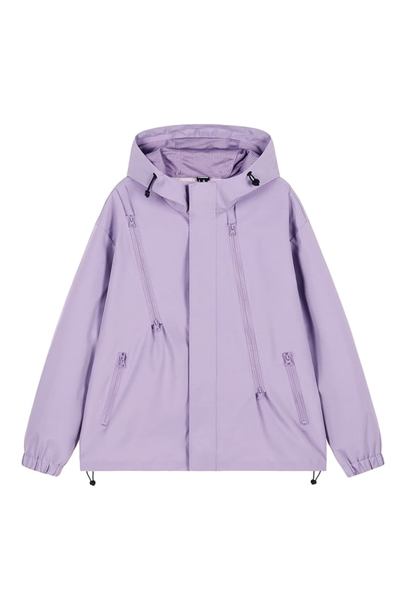 Men's Contemporary Hooded Fleece Jacket with Full-Zip Front and Secure Pockets - Perfect for Campus Life, City Adventures, and Weekend Getaways in Cool Weather
