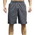 thumbnail image 1 of Paiwinds Men's Drawstring Elastic Waist Casual Shorts with Pocket - Durable Nylon Breathable Shorts for Daily Wear and Light Outdoor Activities, 1 of 7