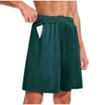 thumbnail image 1 of Paiwinds Men's Elastic Waist Drawstring Athletic Shorts with Pockets - Comfortable Polyester Running Workout Shorts for Casual Sports Gym and Everyday Wear, 1 of 8