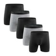 thumbnail image 1 of Paiwinds Men's Extra Long Cotton Boxers 5-Pack - Built-In Mesh Liner for Breathability, Regular Fit for Large Size & Sports, 1 of 3