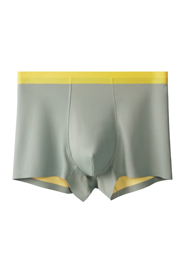 Men's Fashion Briefs, Solid Color Breathable Close-fitting Underwear, Made from Polyester, Ventilated Slim Fit for Daily Casual Wear
